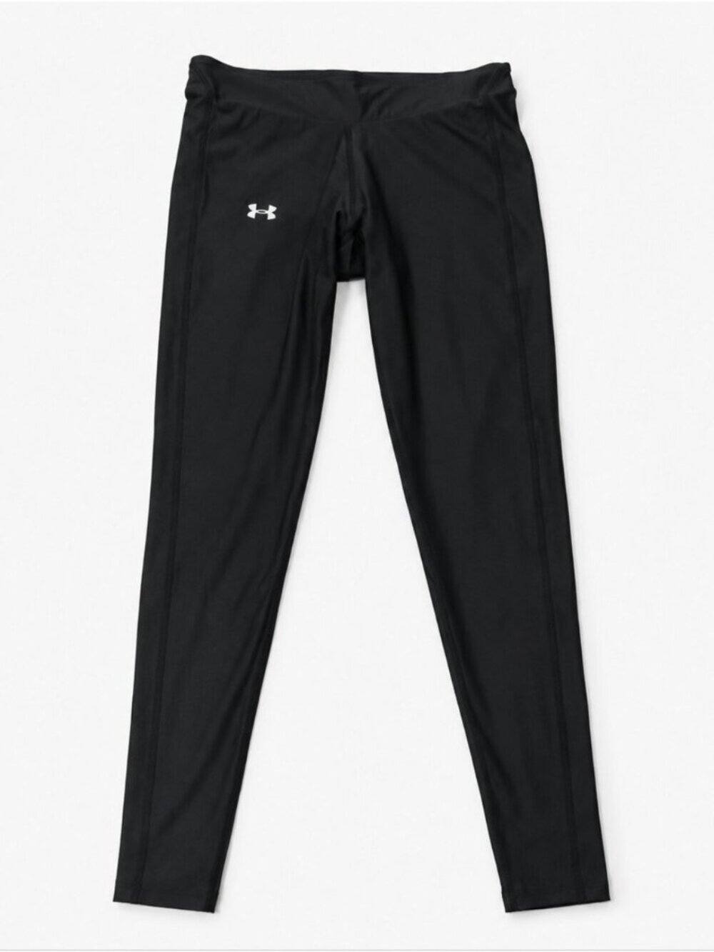 Under Armour Black Compression Leggings Small Athletic Workout Pants 13"x33" Gym